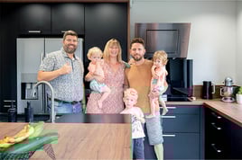 Cuisine allemenade laque soft touch noire à Vresse sur Semois | Raison Home - 2
