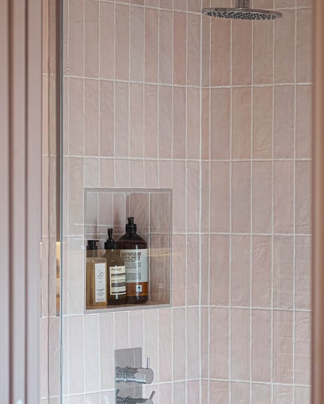 Pink Shower room in Bath | Raison Home - 4