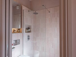 Pink Shower room in Bath | Raison Home - 1
