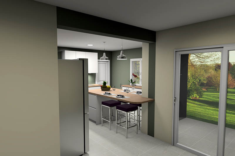 Cuisine blanc et bois fonctionnelle| Raison Home Belgium - 6