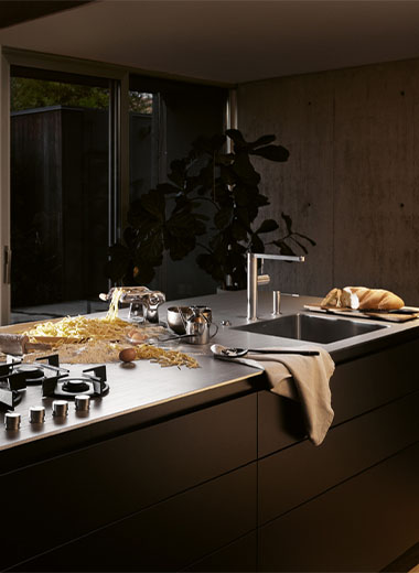 stainlees Steel worktop