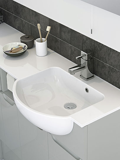 Fitted vanity unit