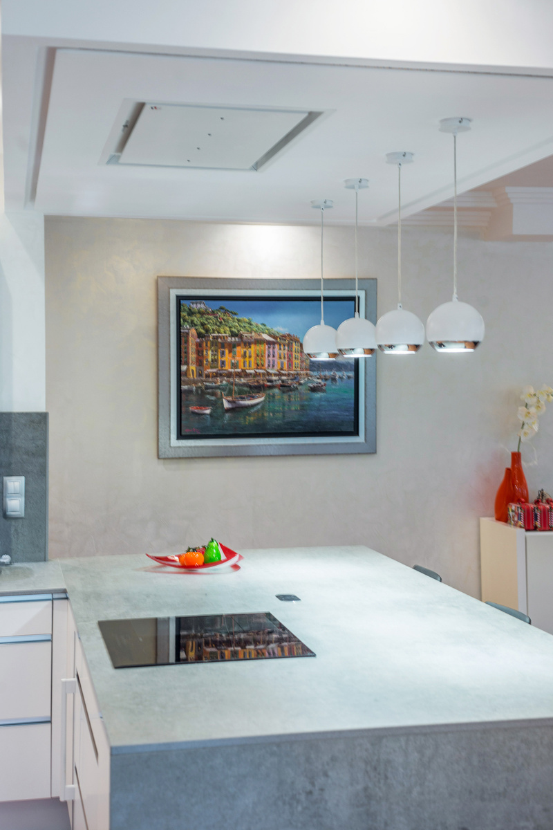 Contemporary white and grey kitchen 10