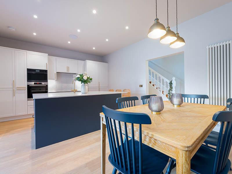 Contemporary Indigo & White Slim Shaker in Edinburgh | Raison Home - 7