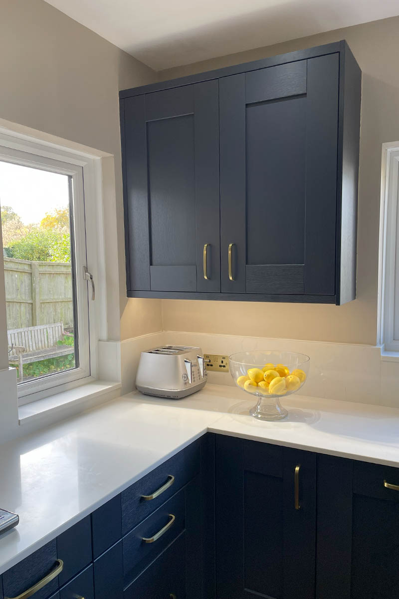 Navy Shaker kitchen in Frome | Raison Home - 9