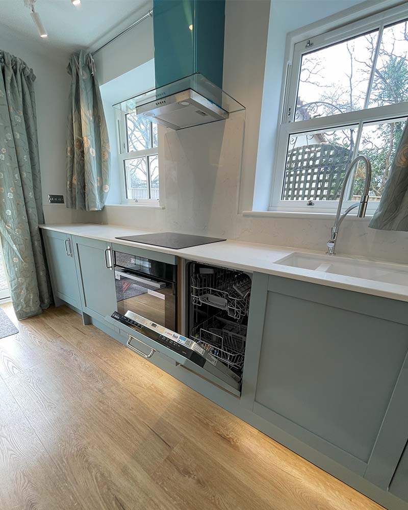Pale blue shaker kitchen in Wimborne | Raison Home - 8