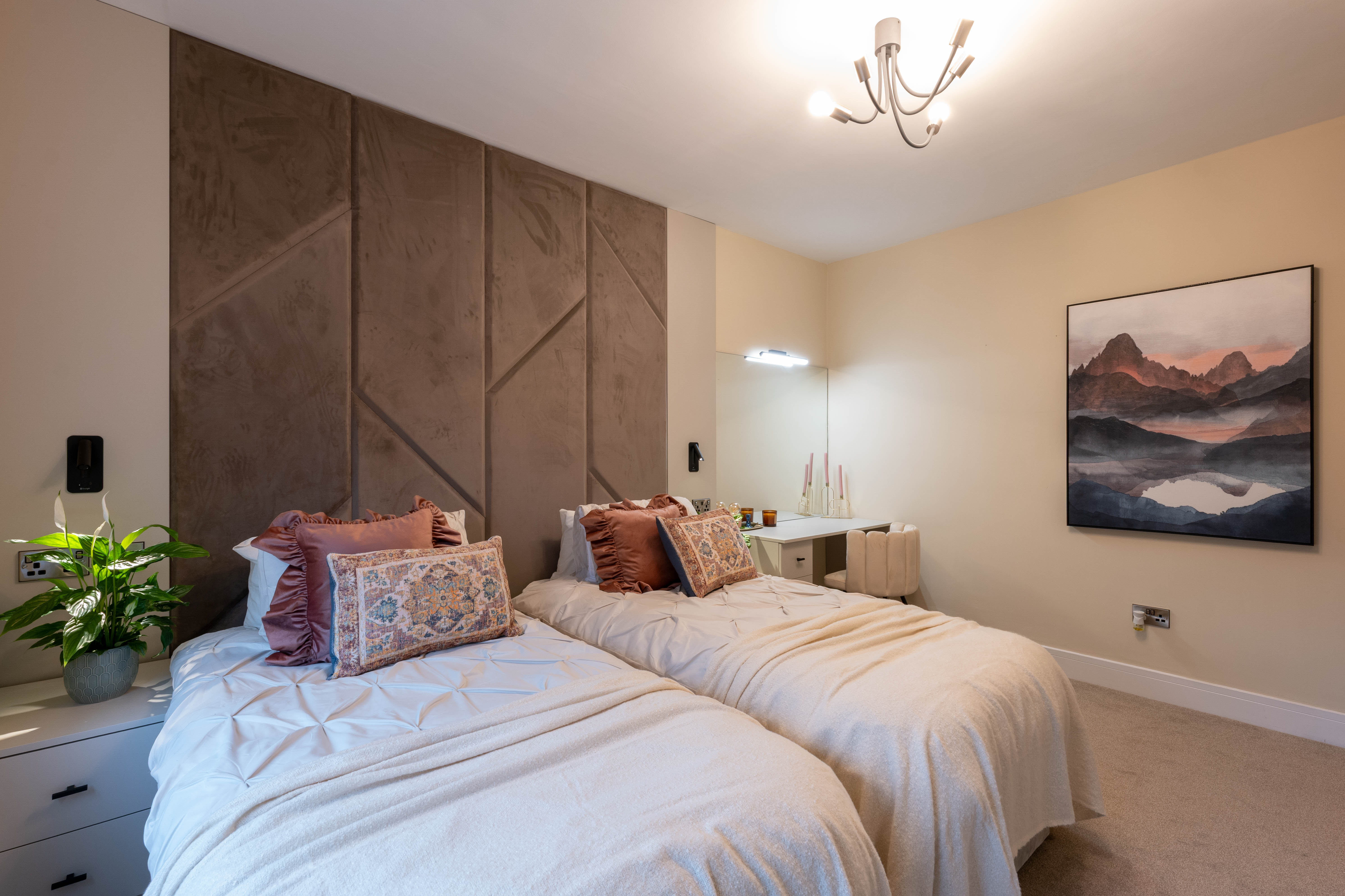 Taupe Bedroom By Yakov Salomon - 2