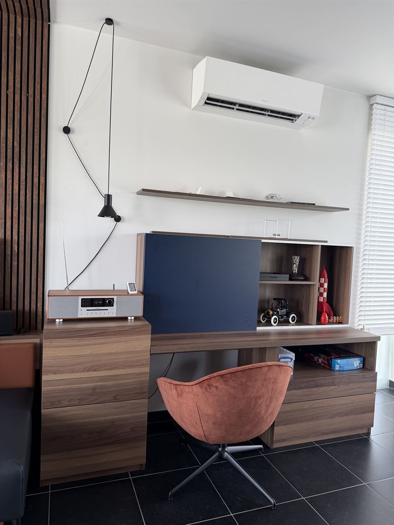 Meuble TV, vaisselier et bureau bois et bleu | Raison Home - 5