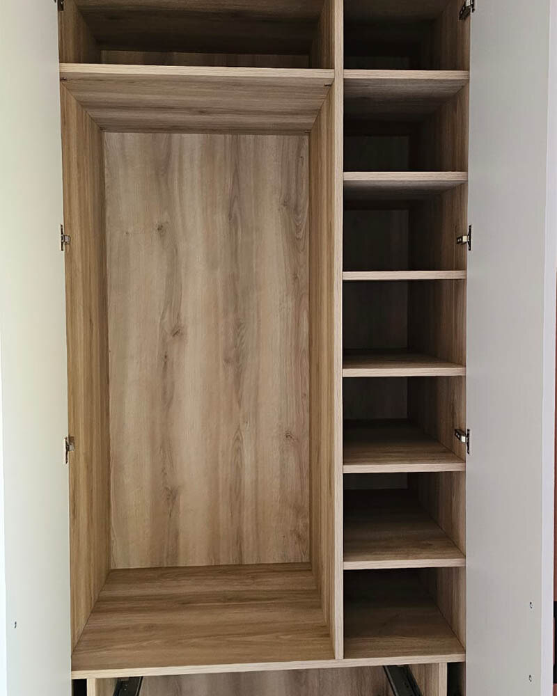 Armoire sur mesure pour entrée et chambre parentale à Archamps 3