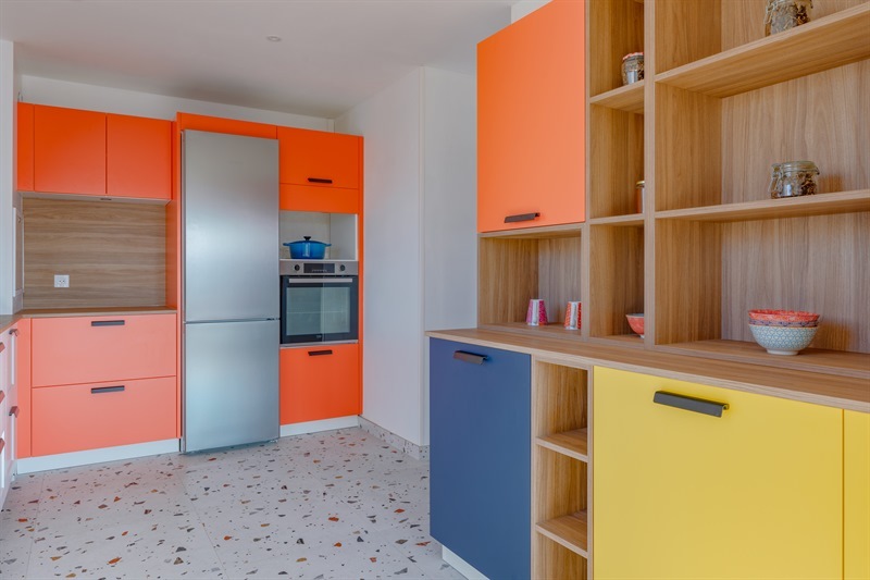 Cuisine design et colorée à Lyon 5