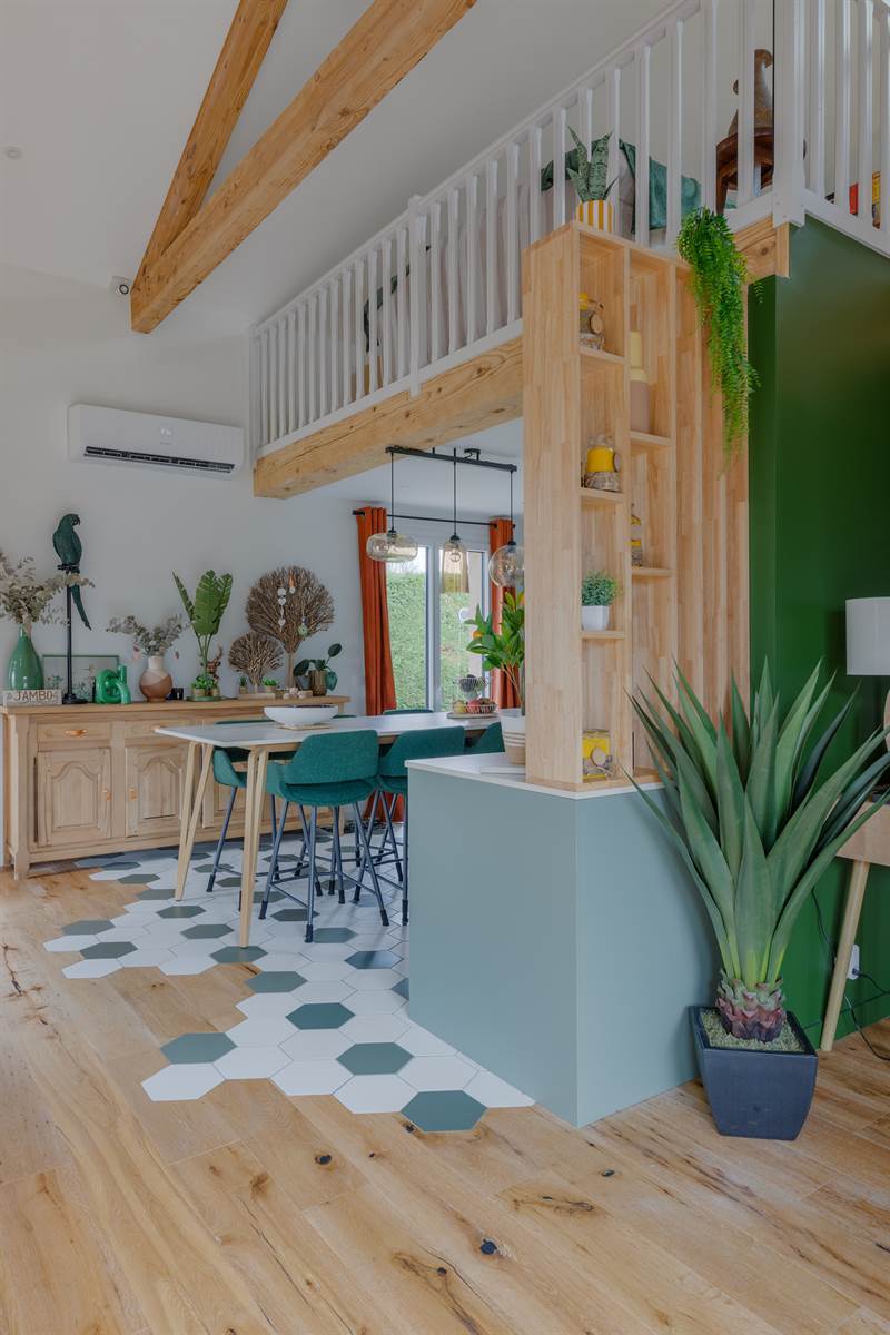 Cuisine en L verte à Montmerle-sur-Saône | Raison Home - 6