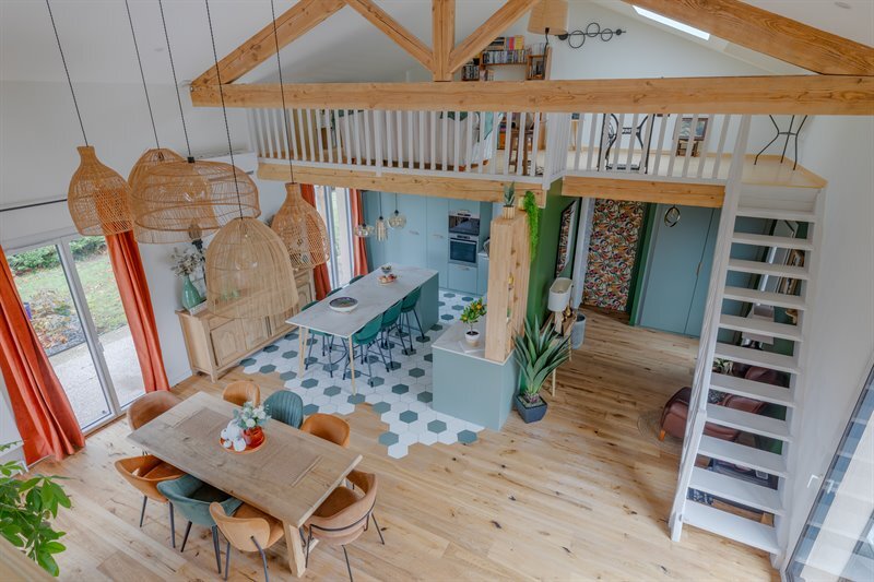 Cuisine en L verte à Montmerle-sur-Saône | Raison Home - 7