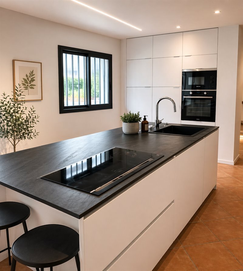 Cuisine et rangements moderne à Saint-Leu | Raison Home - 1