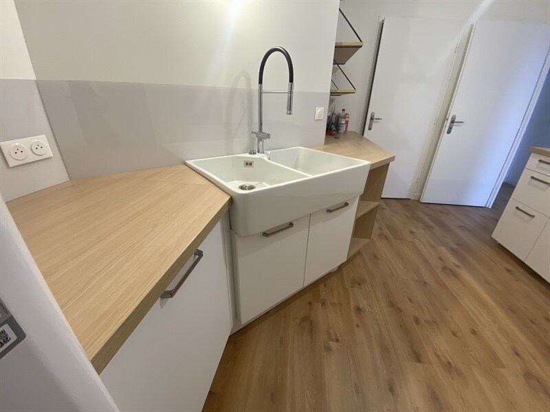 Petite cuisine sur-mesure bois et blanc à Longjumeau 6