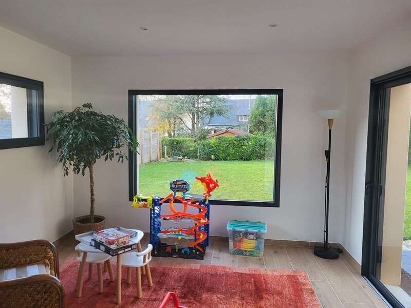 Rangements sur-mesure bois et blanc à Sautron 5
