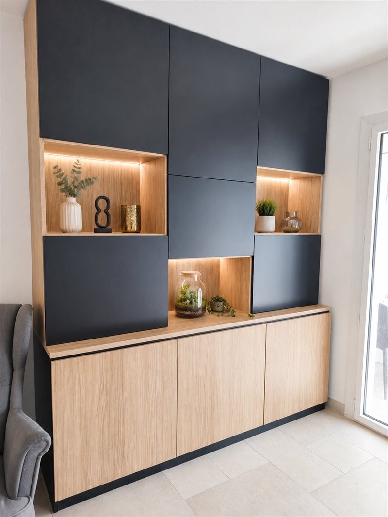 Buffet moderne sur-mesure à Magny Les Hameaux 2