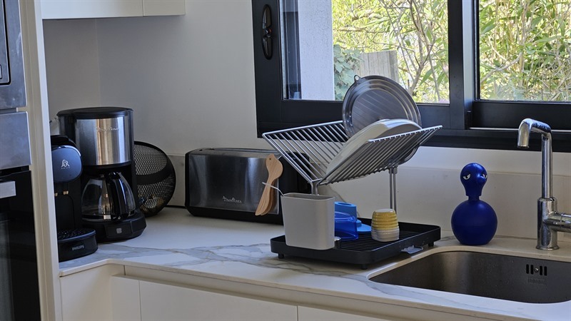 Cuisine ouverte de style moderne blanc 9