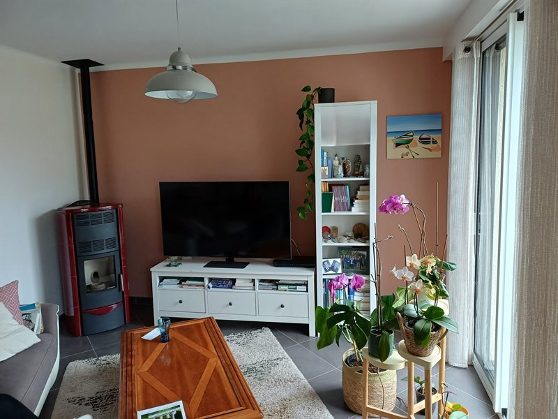 Meuble TV bois, beige et vert à Questembert | Raison Home - 3