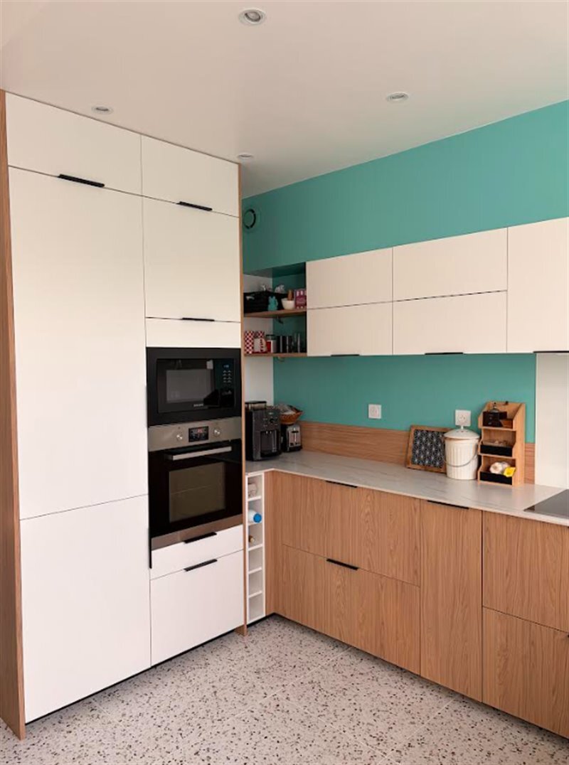 Cuisine nature bois et blanc à Niort | Raison Home - 5