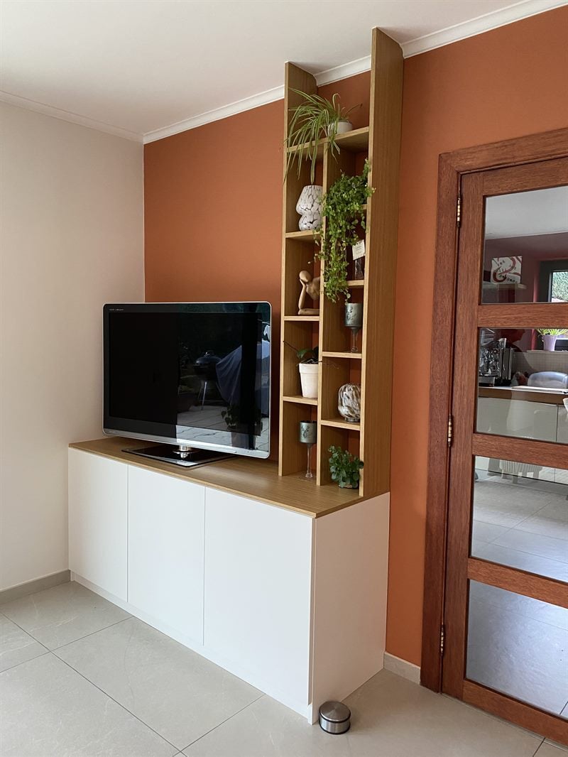 Meubles de salon-séjour bois et blanc à Naast | Raison Home - 2