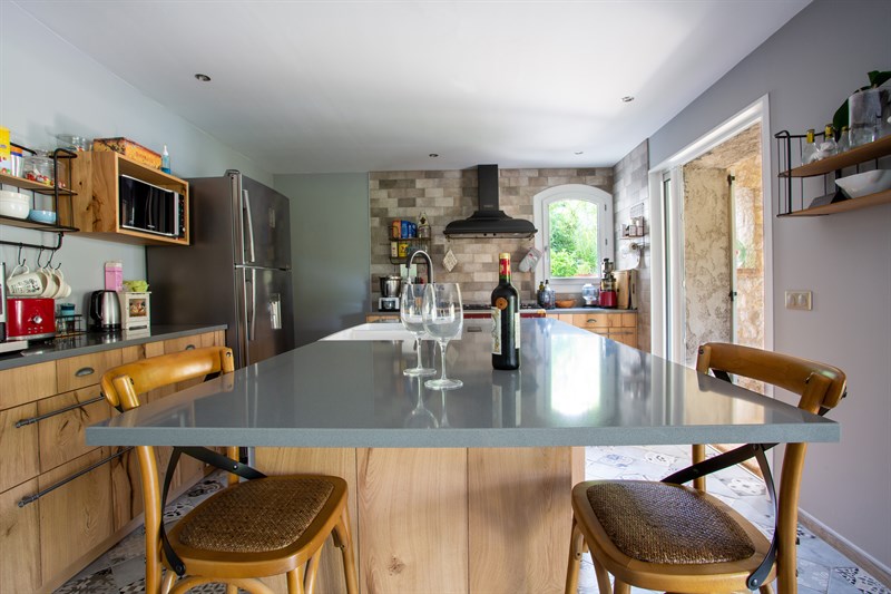 Cuisine de style industriel bois 2