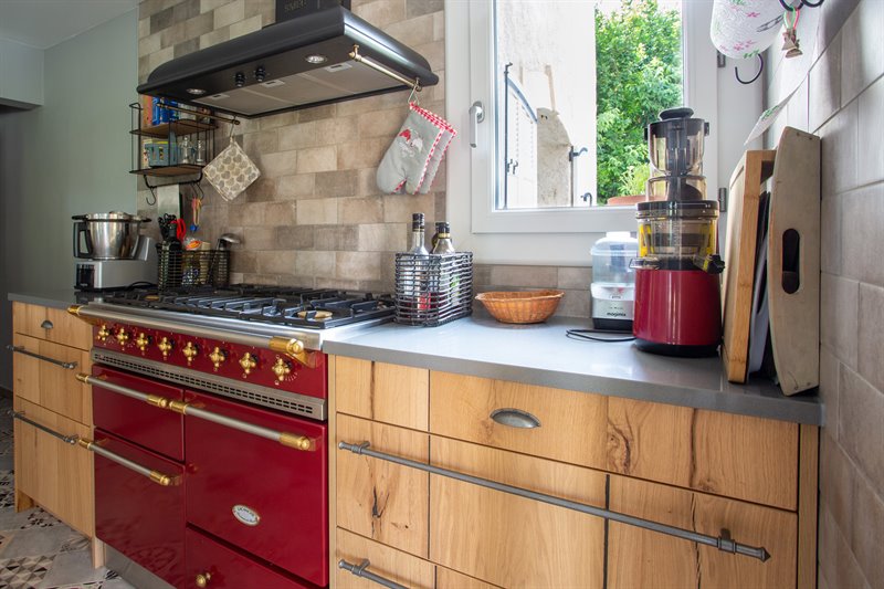 Cuisine de style industriel bois 4