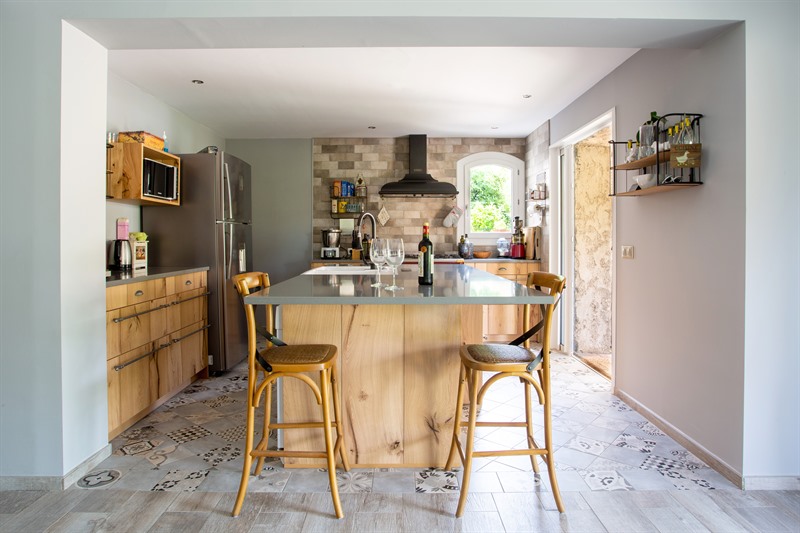 Cuisine de style industriel bois 10