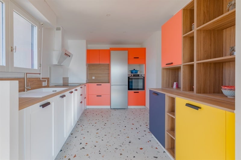 Cuisine design et colorée à Lyon | Raison Home - 1