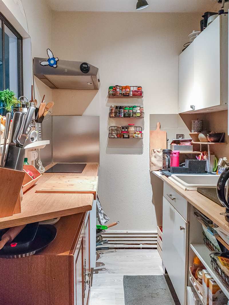 Petite cuisine moderne avec verrière à Rouen 5