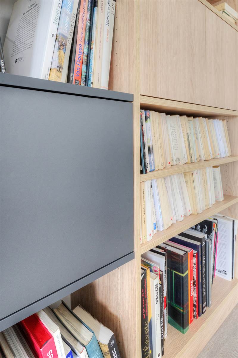 Bibliothèque et placards à Trouville Sur Mer 10