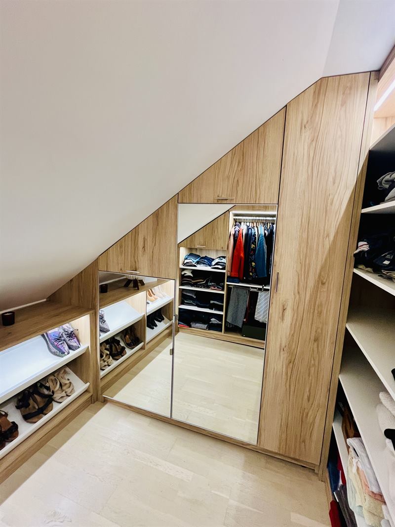 Dressing sur-mesure bois et blanc à Le Havre 4