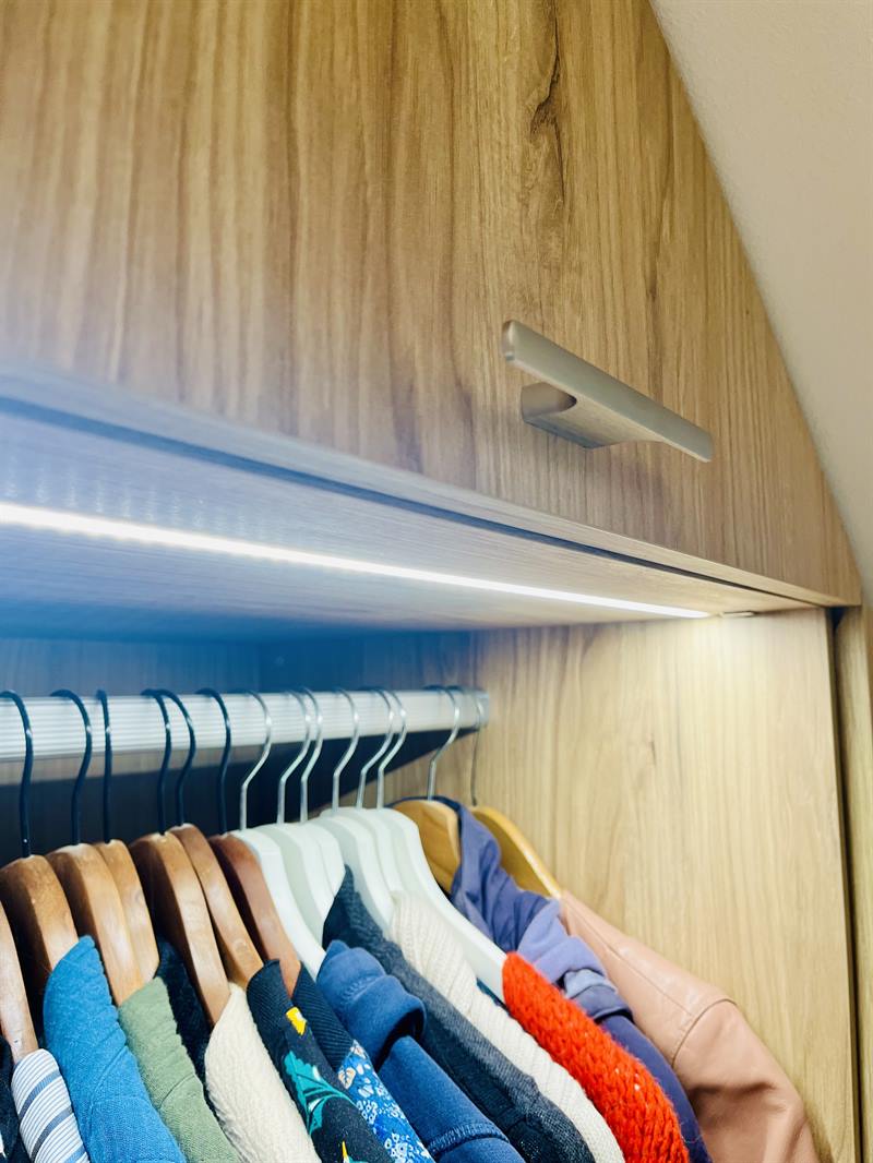 Dressing sur-mesure bois et blanc à Le Havre 5