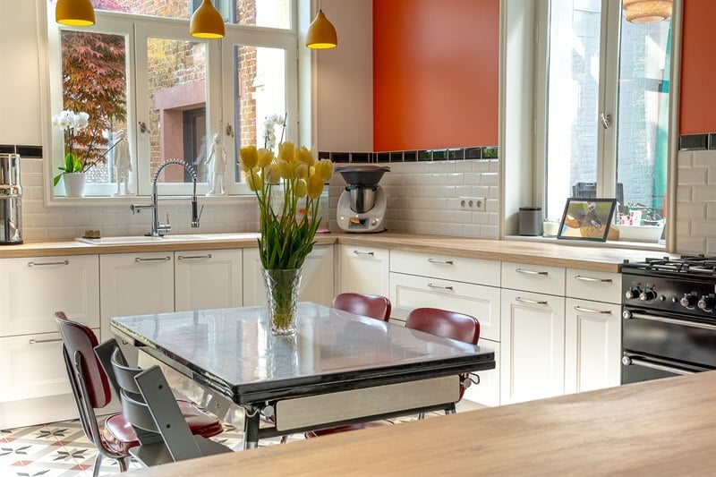 Cuisine cottage bois et blanc au Havre | Raison Home - 1