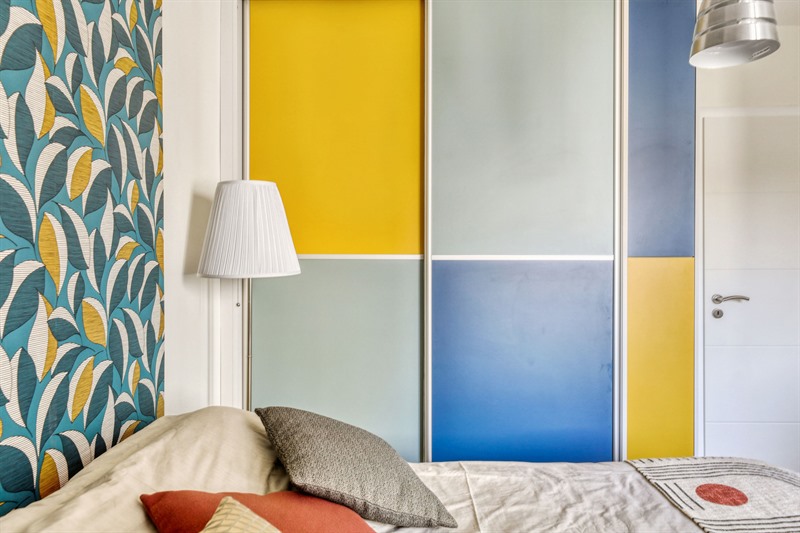 Meuble salon et placard coloré à La Riche | Raison Home - 8