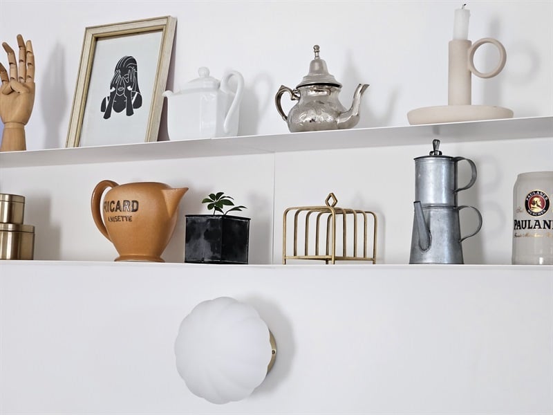 Cuisine ouverte de style moderne blanc à Nantes | Raison Home - 9