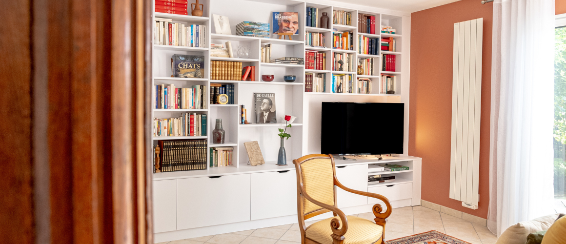 Image - Comment intégrer une bibliothèque dans son salon ?